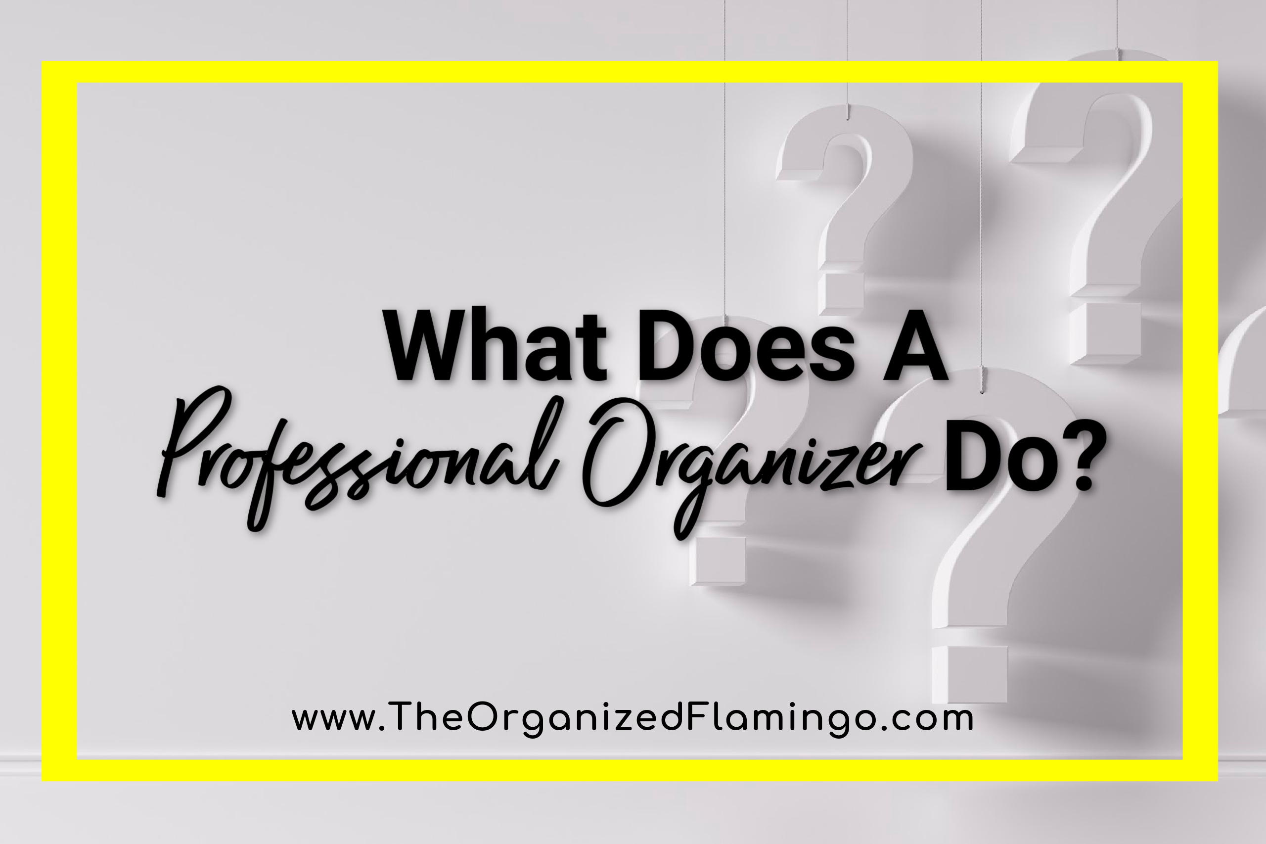 What Does A Professional Organizer Do?